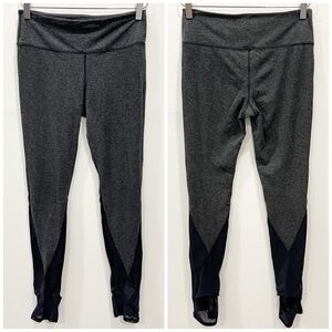 Free People Movement Gray Legging Mesh Cutout Medium